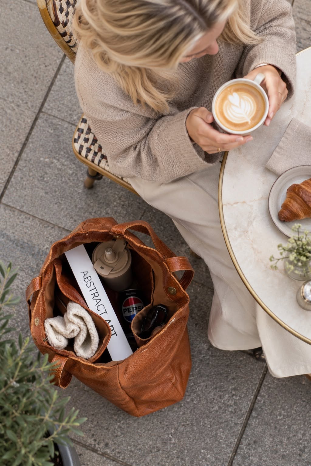 Shopper - Flecht-Look
