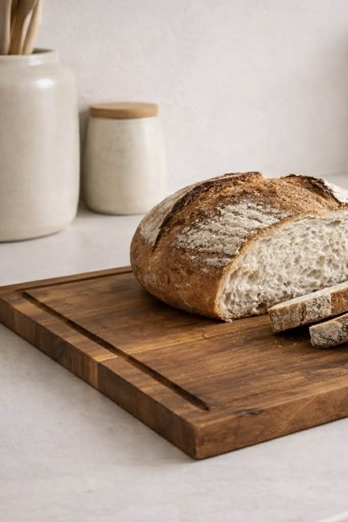 Schneidebrett mit Saftnut - 50 cm