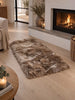 Teppich aus Lammfell - 70x140 Taupe