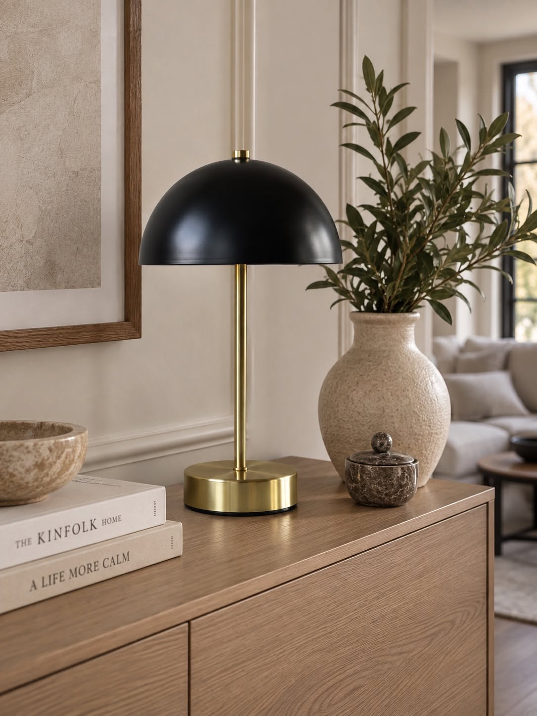 Tischlampe Black / Golden - mehrere Größen