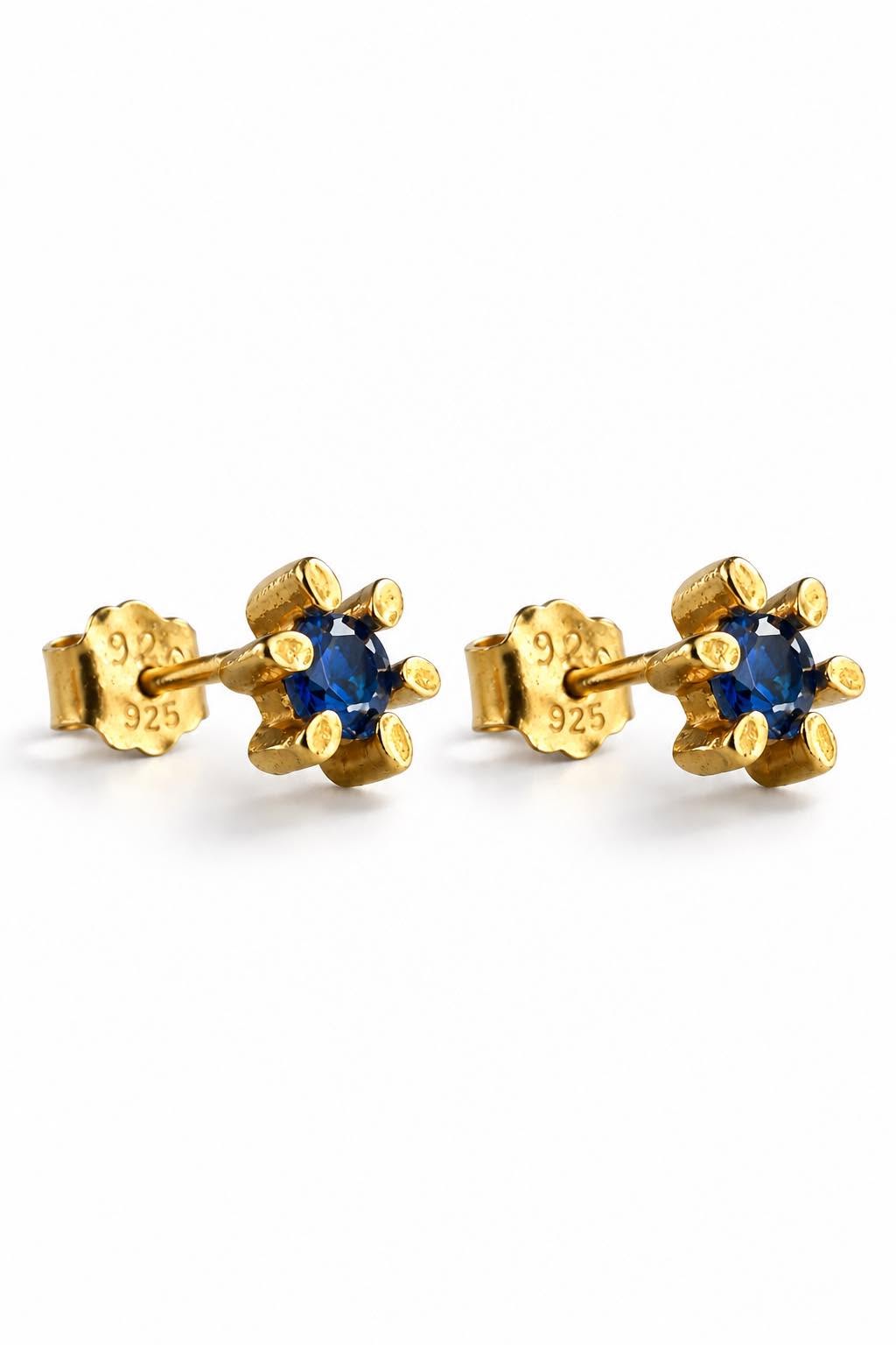 Ohrstecker GIA - Royalblau