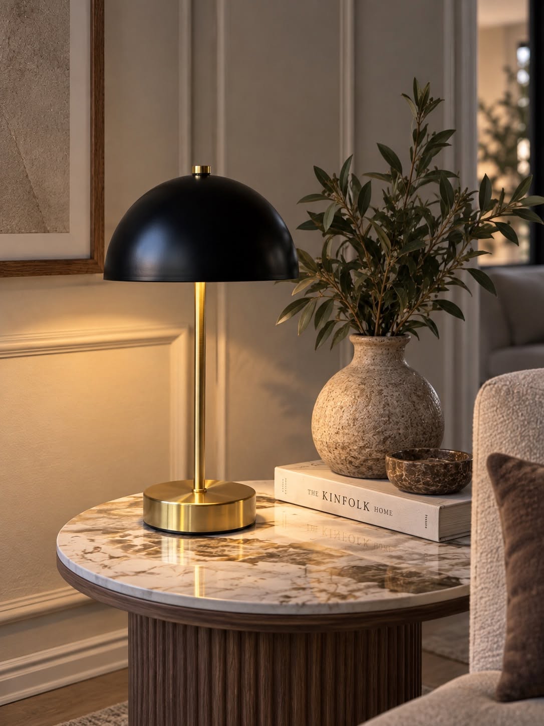 Tischlampe Black / Golden - mehrere Größen