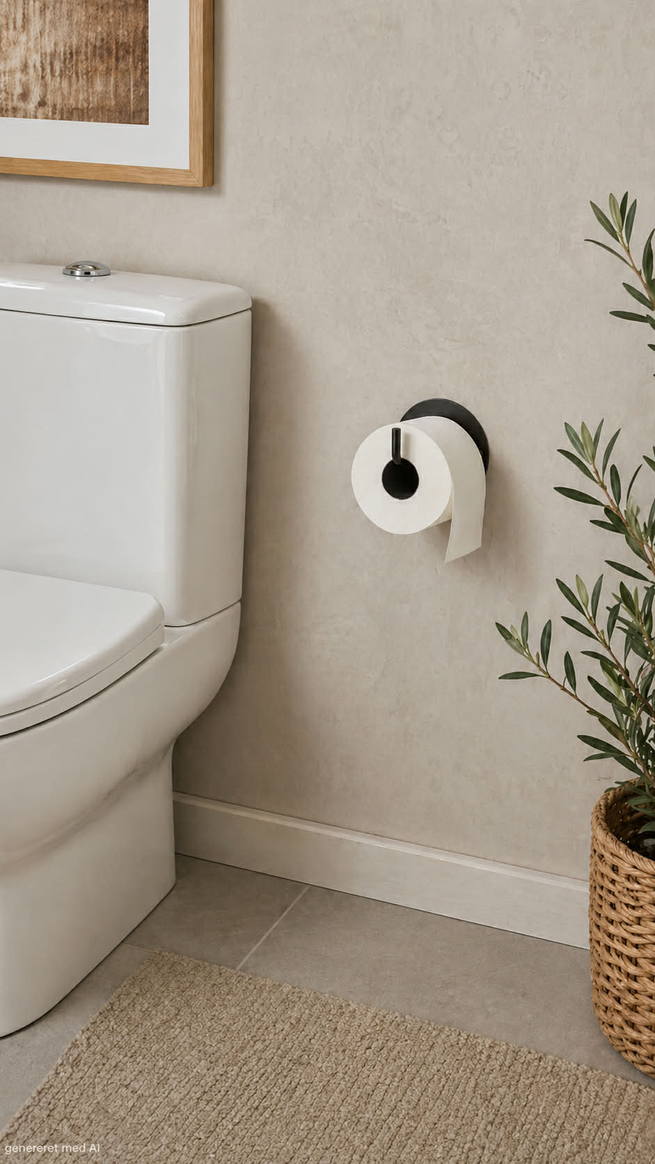 Toilettenpapierhalter - Black
