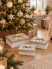 Geschenkbox-Set - Silber – Mit Schleife