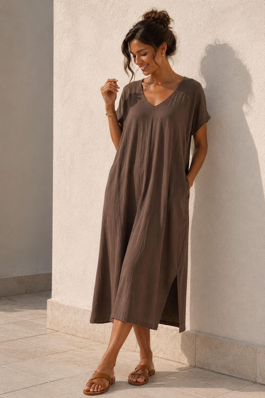 Kleid Valley - Brown