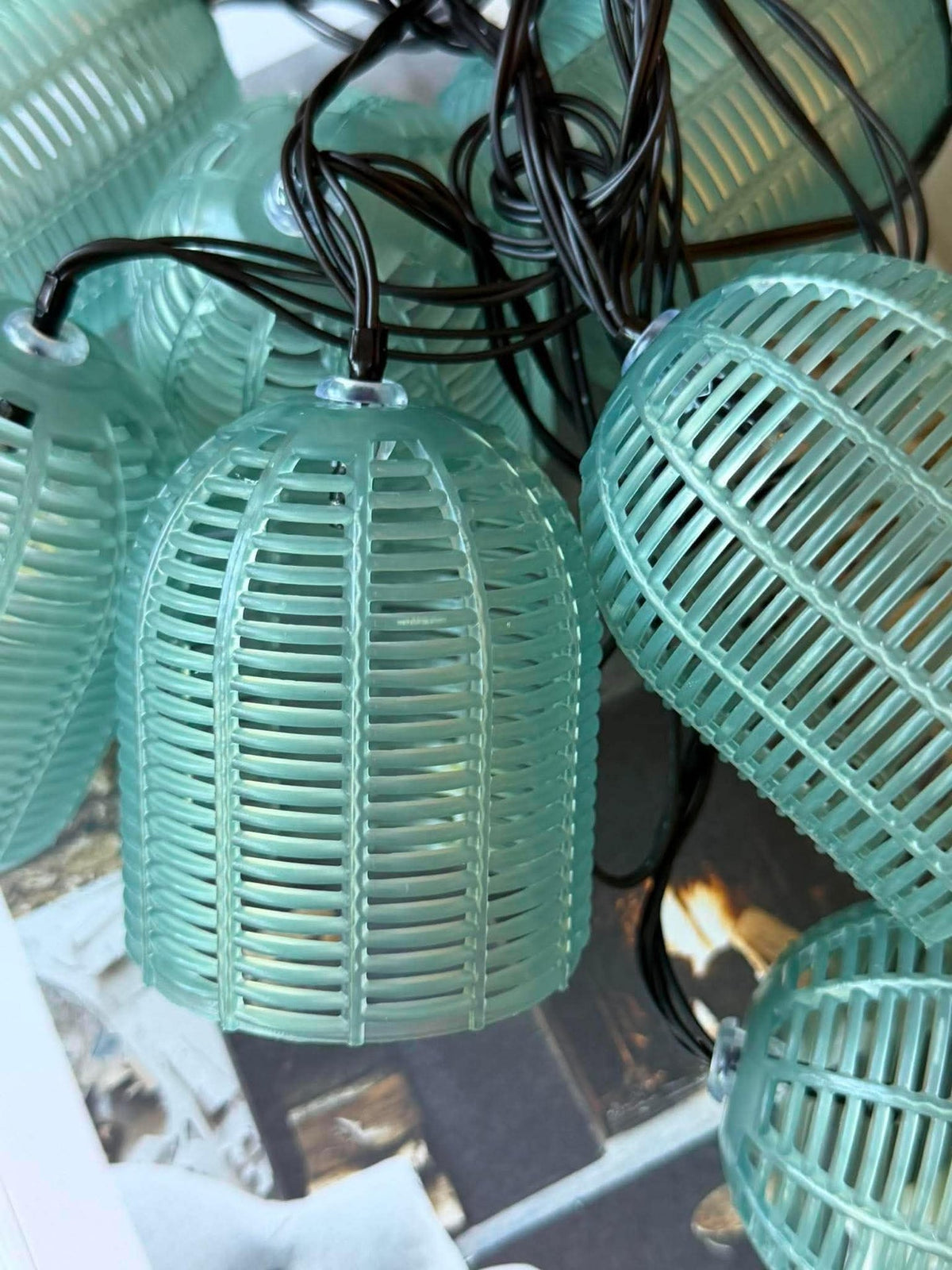 Lichterkette mit Solarzellen - Green