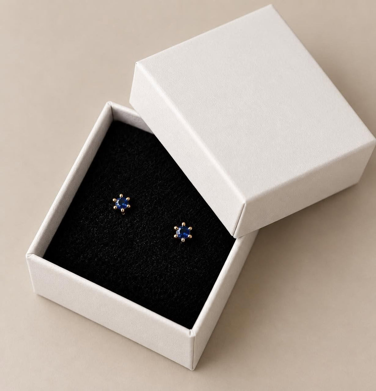 Ohrstecker GIA - Royalblau