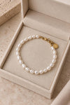 Armband Beate vergoldet - Wasserfest