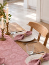 Servietten JACQUARD Rosa - 4 Stk