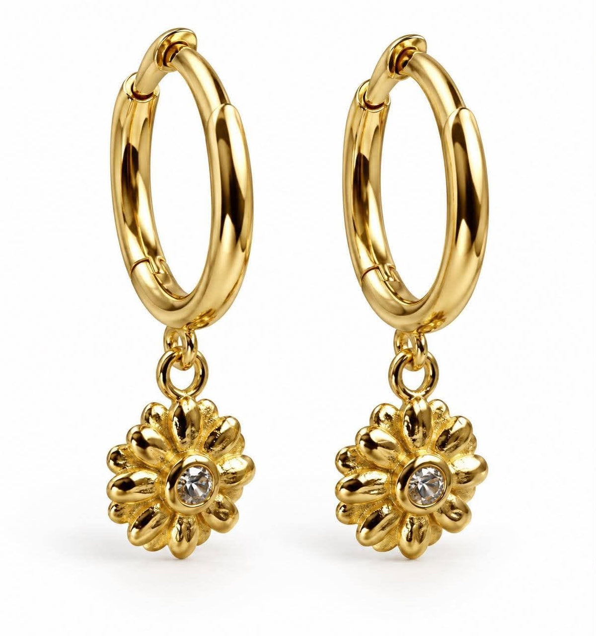 Ohrringe Marlena 18k vergoldetes Sterling-Silber