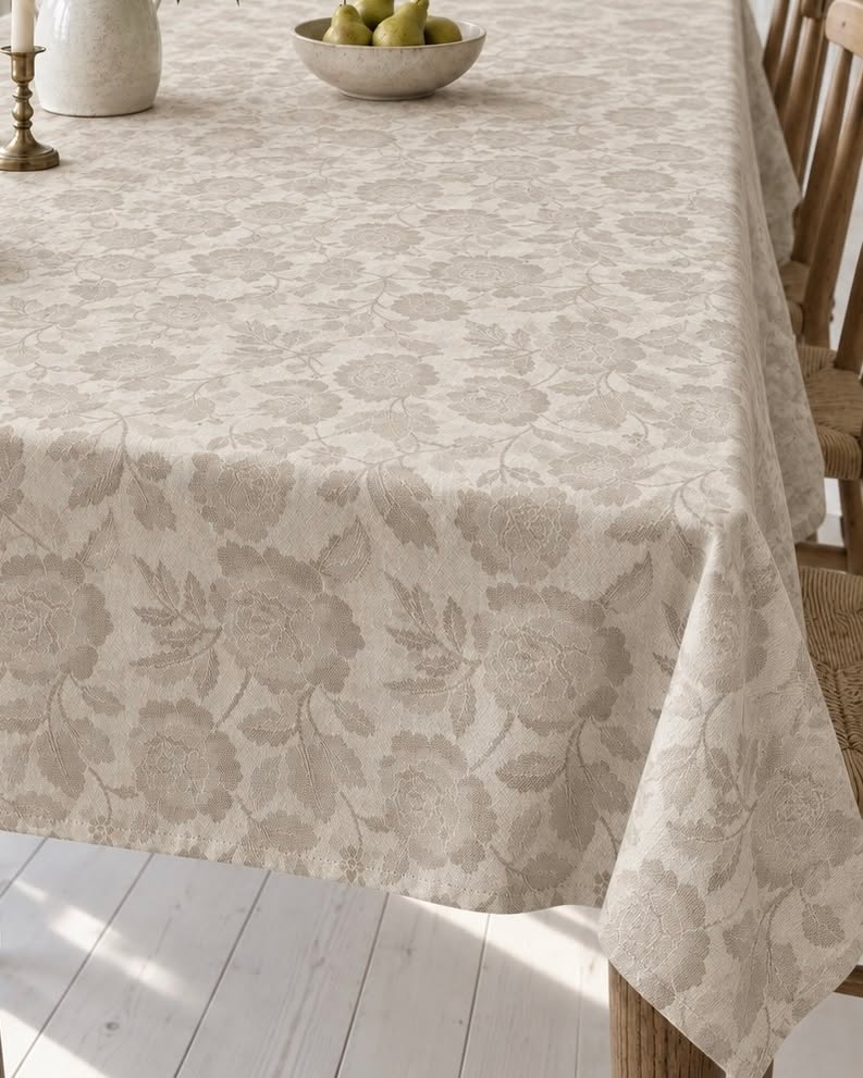 Dug JACQUARD flower - Sand