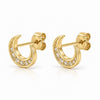Ohrstecker Marleen 18K vergoldetes Sterling-Silber