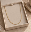Halskette Roseanne 18k vergoldet - 59cm