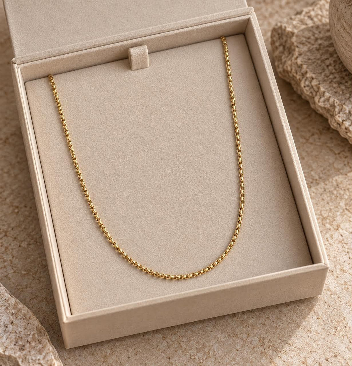 Halskette Roseanne 18k vergoldet - 59cm