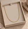 Halskette Roseanne 18k vergoldet - 59cm