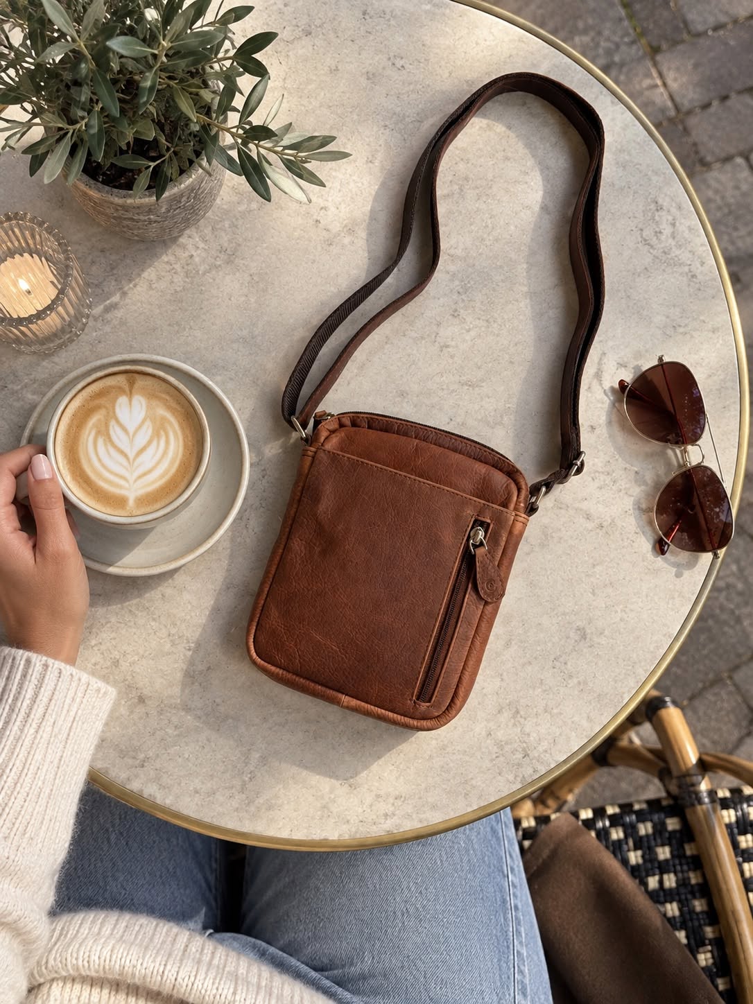 Handytasche / Crossover - Brown Daily