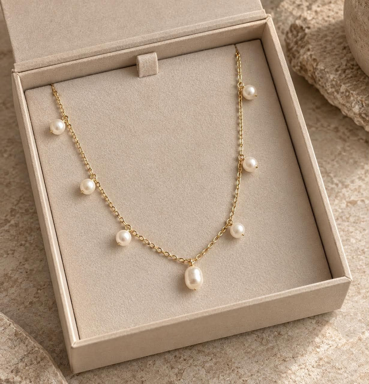 Halskette Joanna 18K vergoldet Sterling-Silber