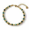 Armband TILDE - Naturstein - Smaragd