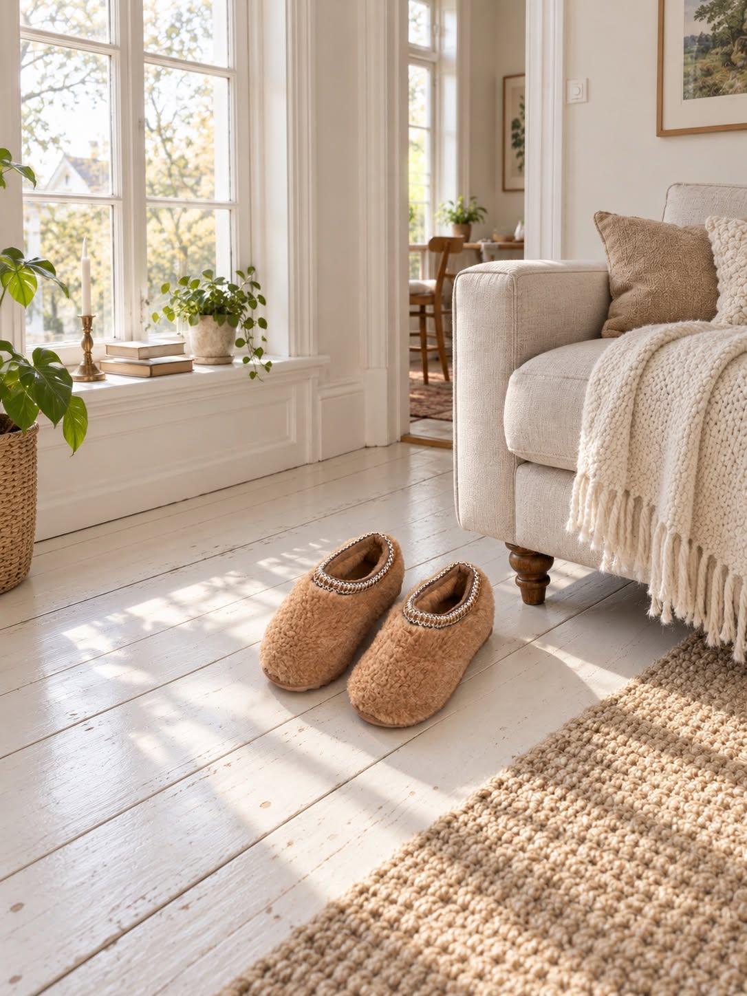 Hausschuhe EVA Beige
