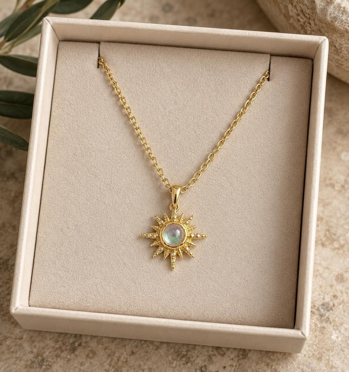 Halskette Amanda 18K vergoldetes Sterling-Silber