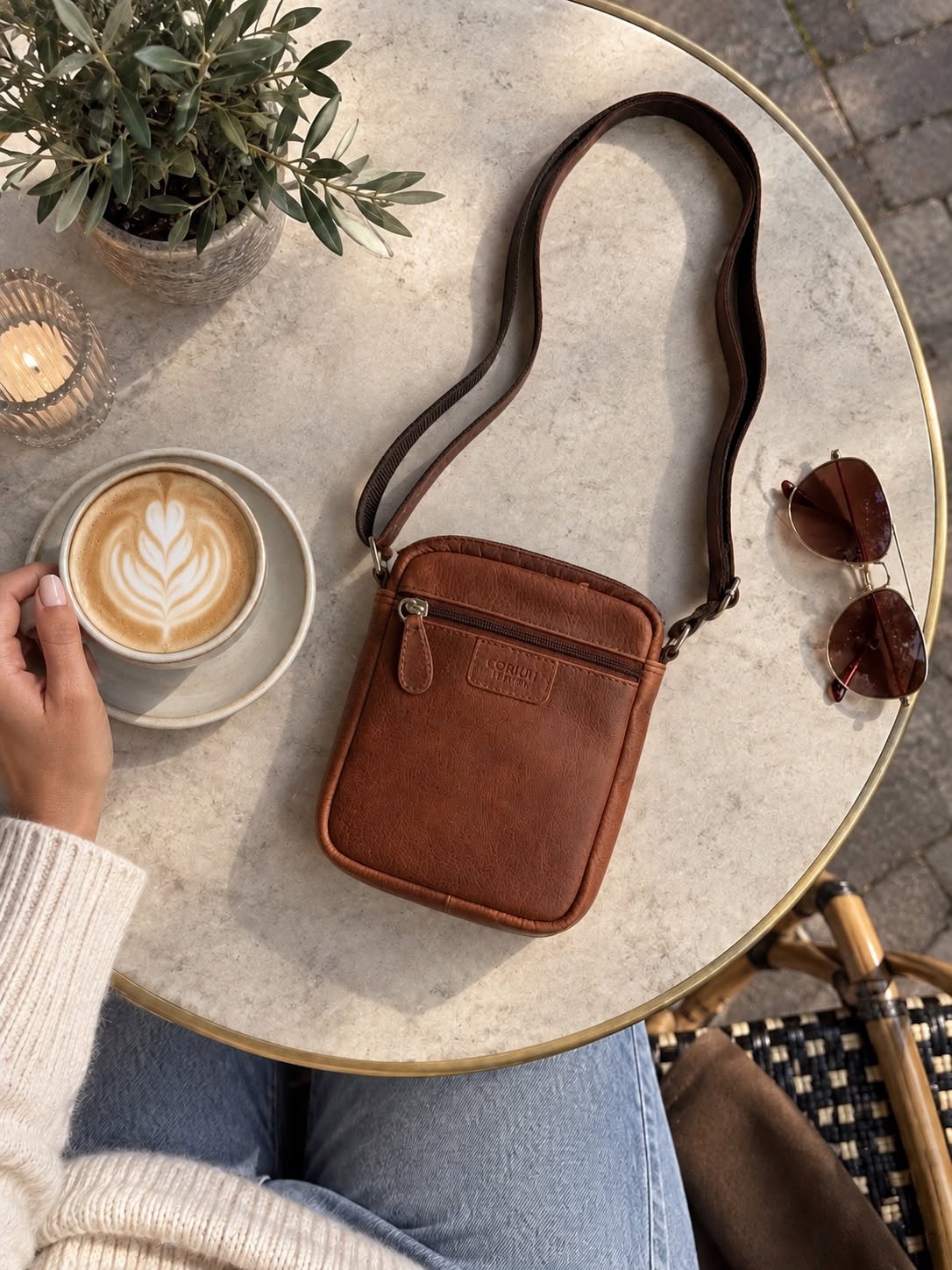 Handytasche / Crossover - Brown Daily