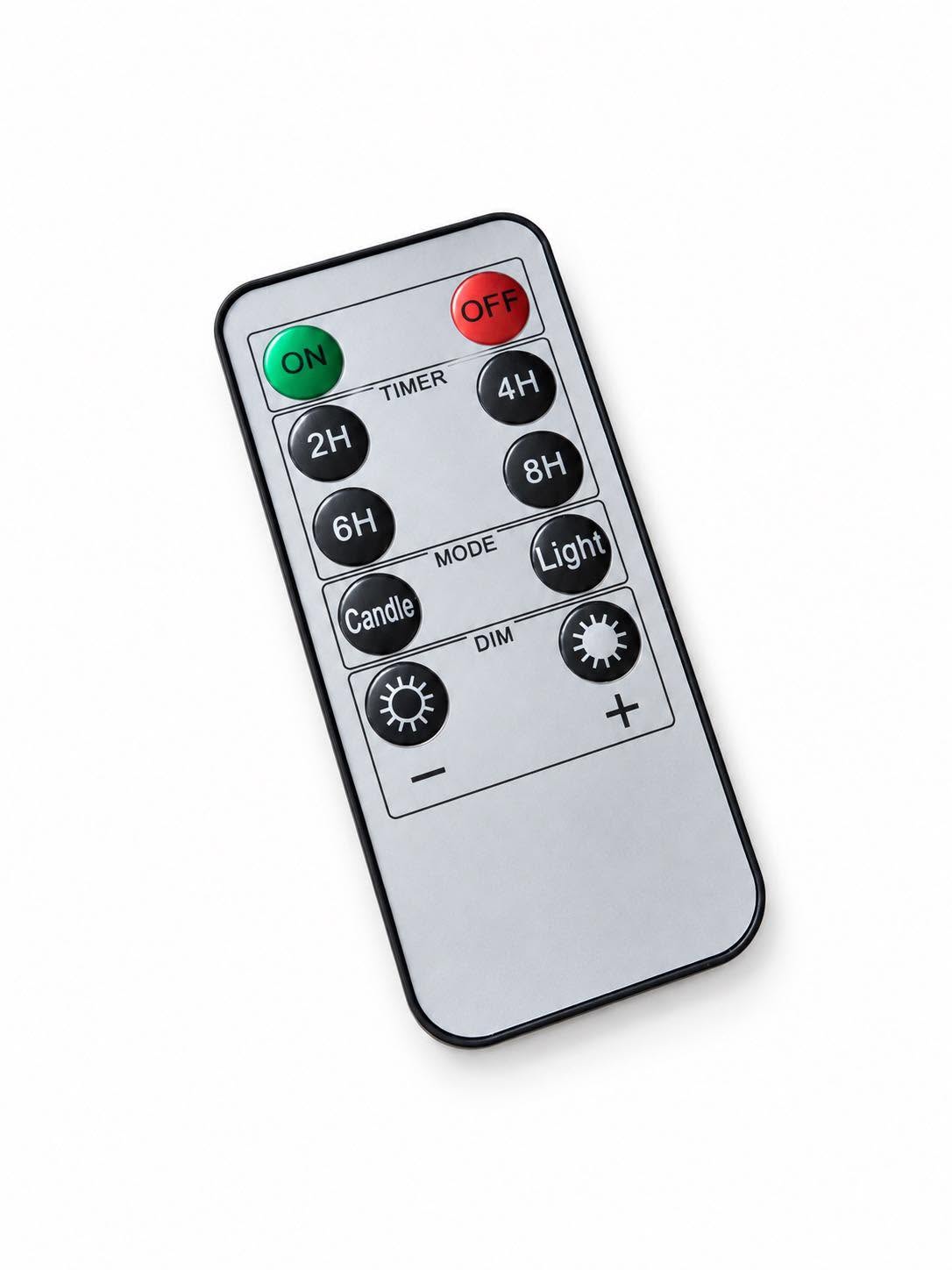 LED-Stabkerzen mit Rillen und Fernbedienung - Latte´