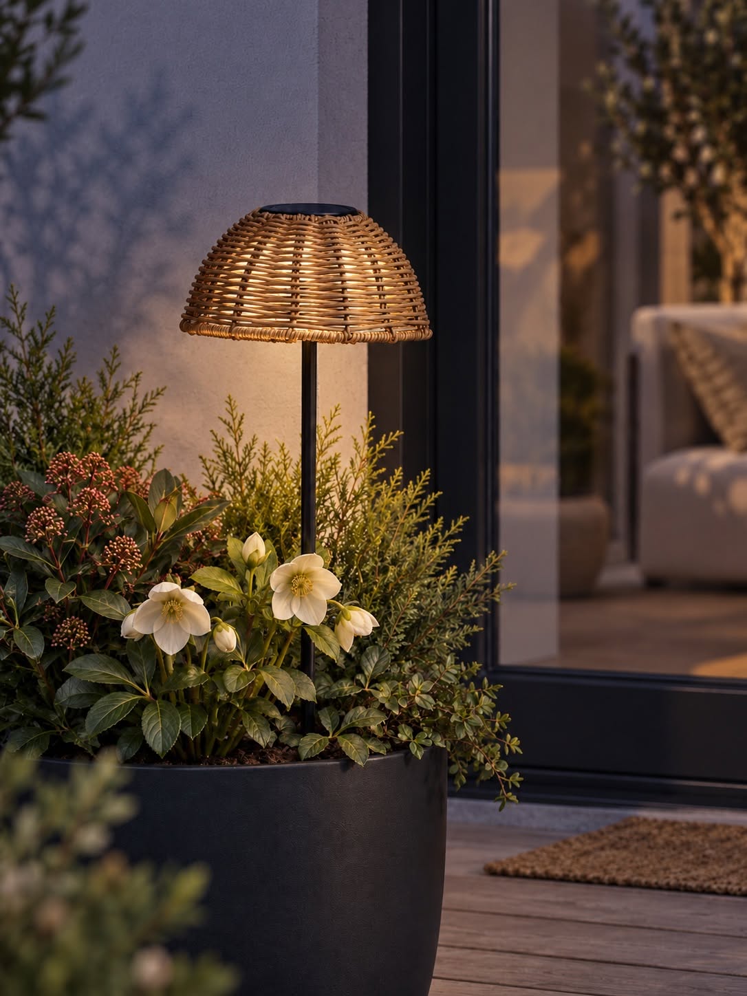 Solar-Gartenlampe LINA auf Stab