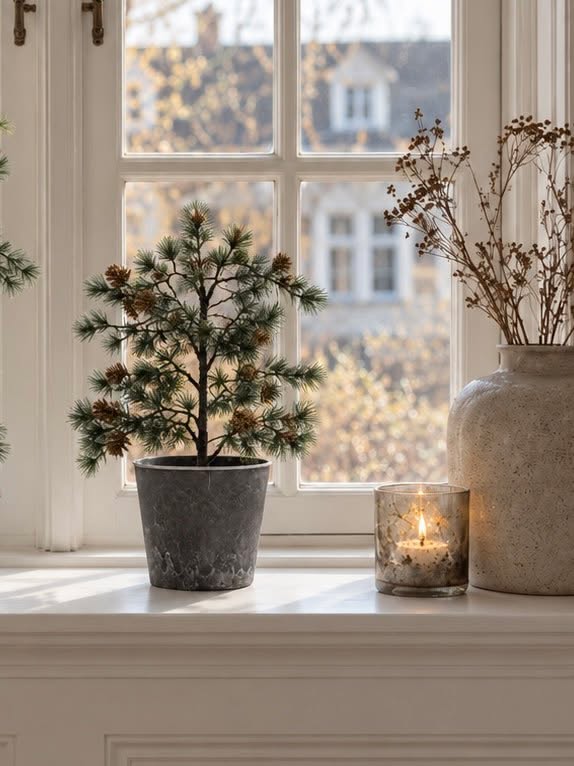 Topf im Beton-Look - Mittel