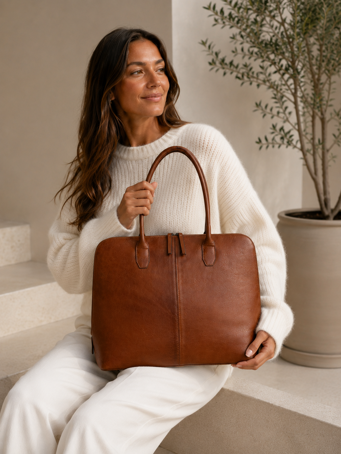 Arbeitstasche Silje walnut
