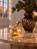 Julekugle twinkling - Amber
