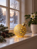 Julekugle med lys MIX - Gold