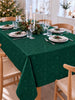 Weihnachtstischdecke Jacquard - Grün 320cm