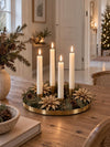 Deco-Blumen mit Glitzer - 4 Stk