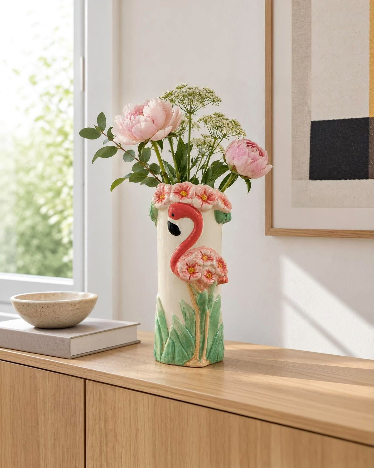 Vase Flamingo – Keramik