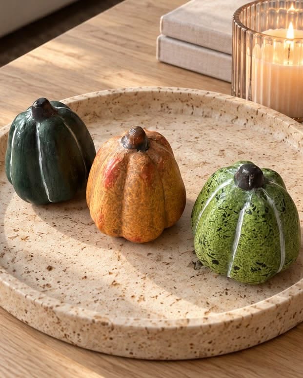 Pumpkin sæt med 3 stk – Keramik