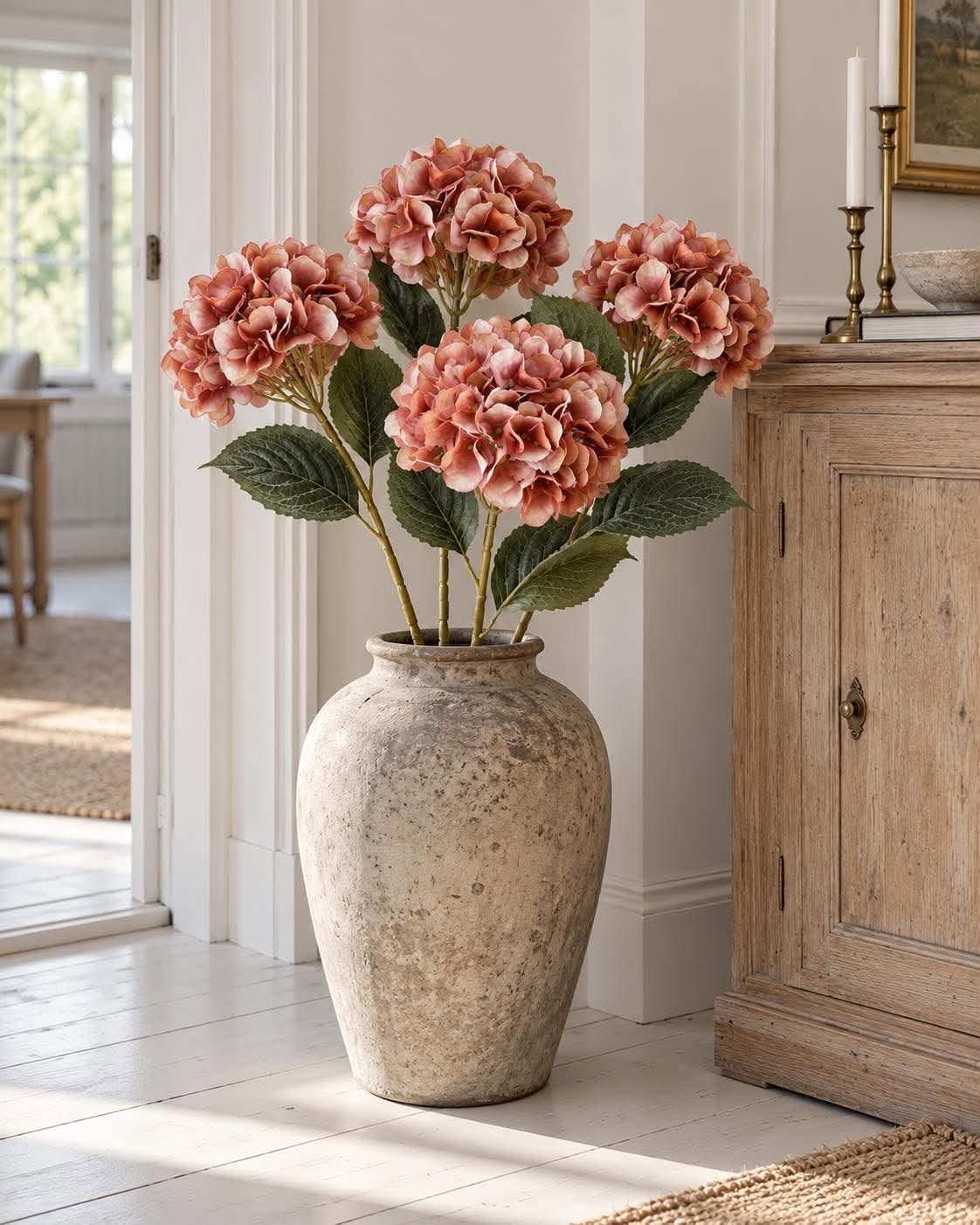 Hortensie gebrannte Farben - Mix