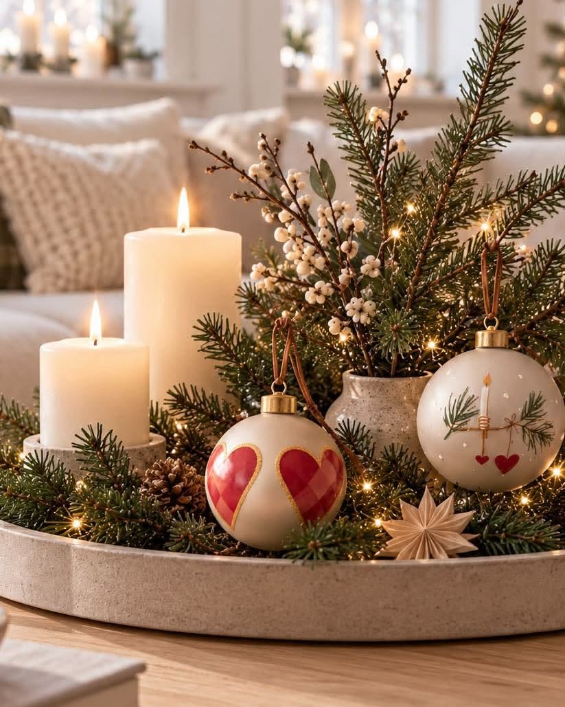 Weihnachtskugeln - Set mit 2 Stk, Glas