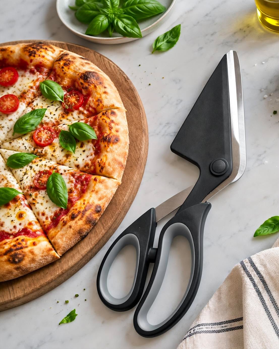 Pizzaschere – schwarze Pizzaschere