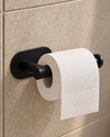 Toilettenpapierhalter Schwarz – Wandmontiert aus schwarzem Metall