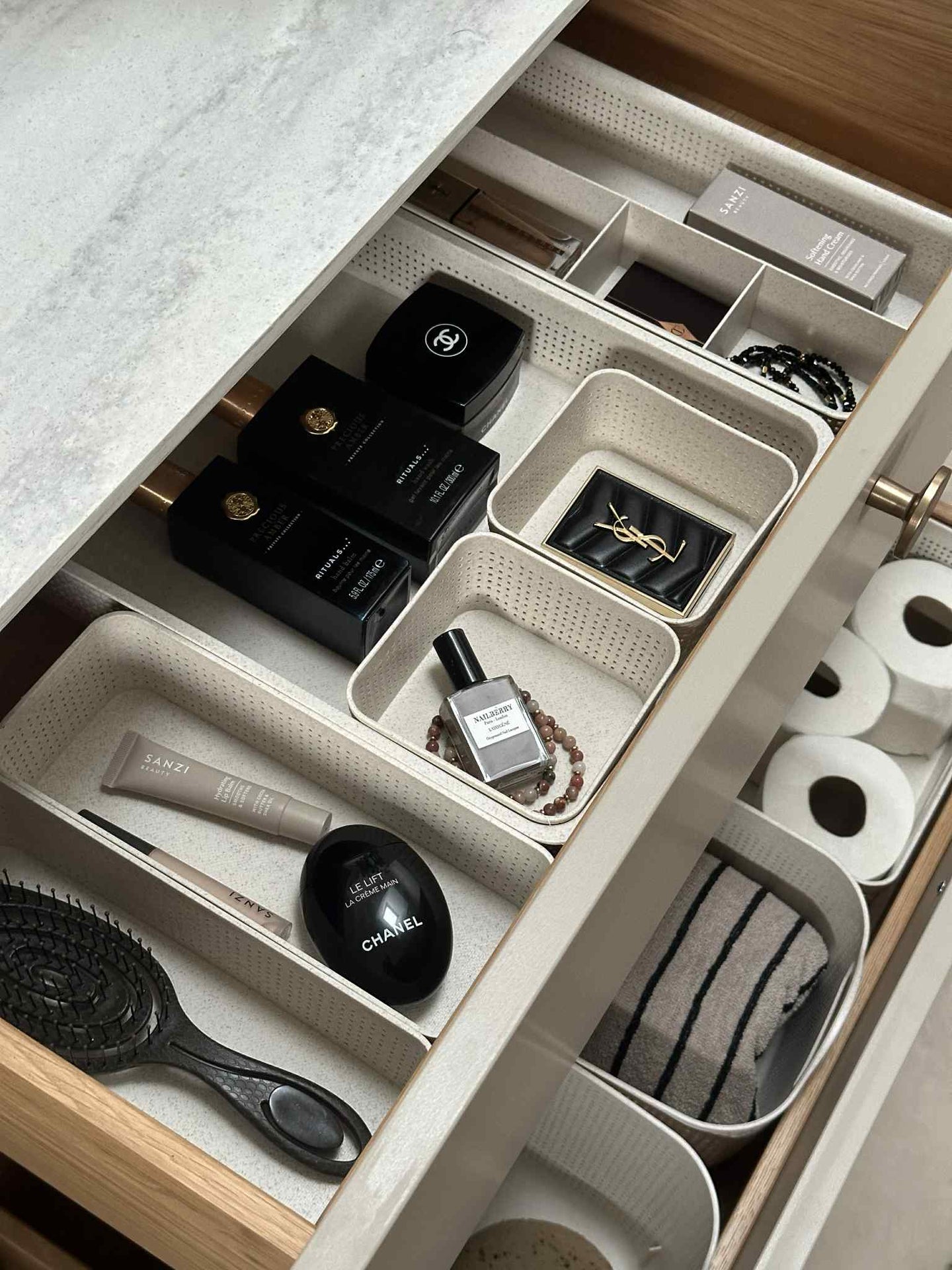 Makeup organiser Freja - Set mit 5 Teilen