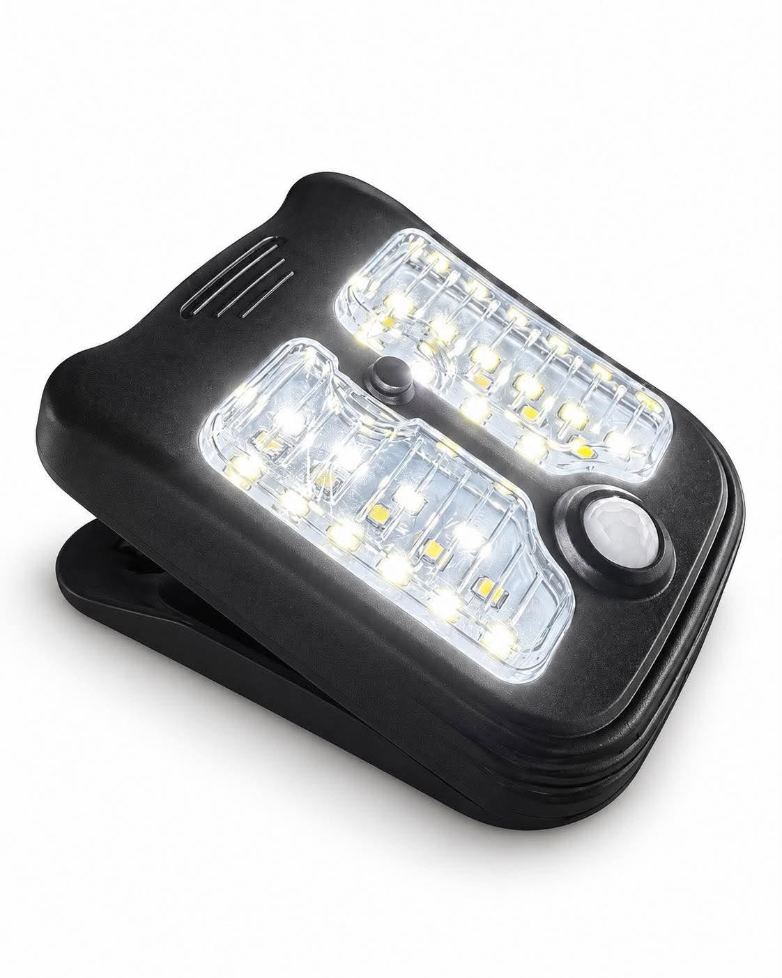 Clip-on Lampe mit Solar und Sensor