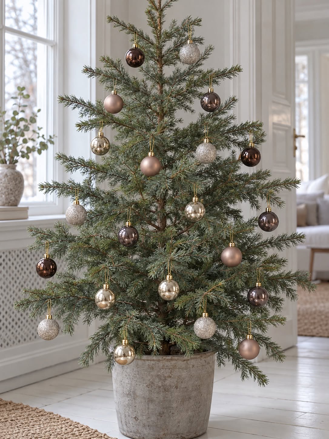 Weihnachtskugeln 20 Stk. – Brauntöne
