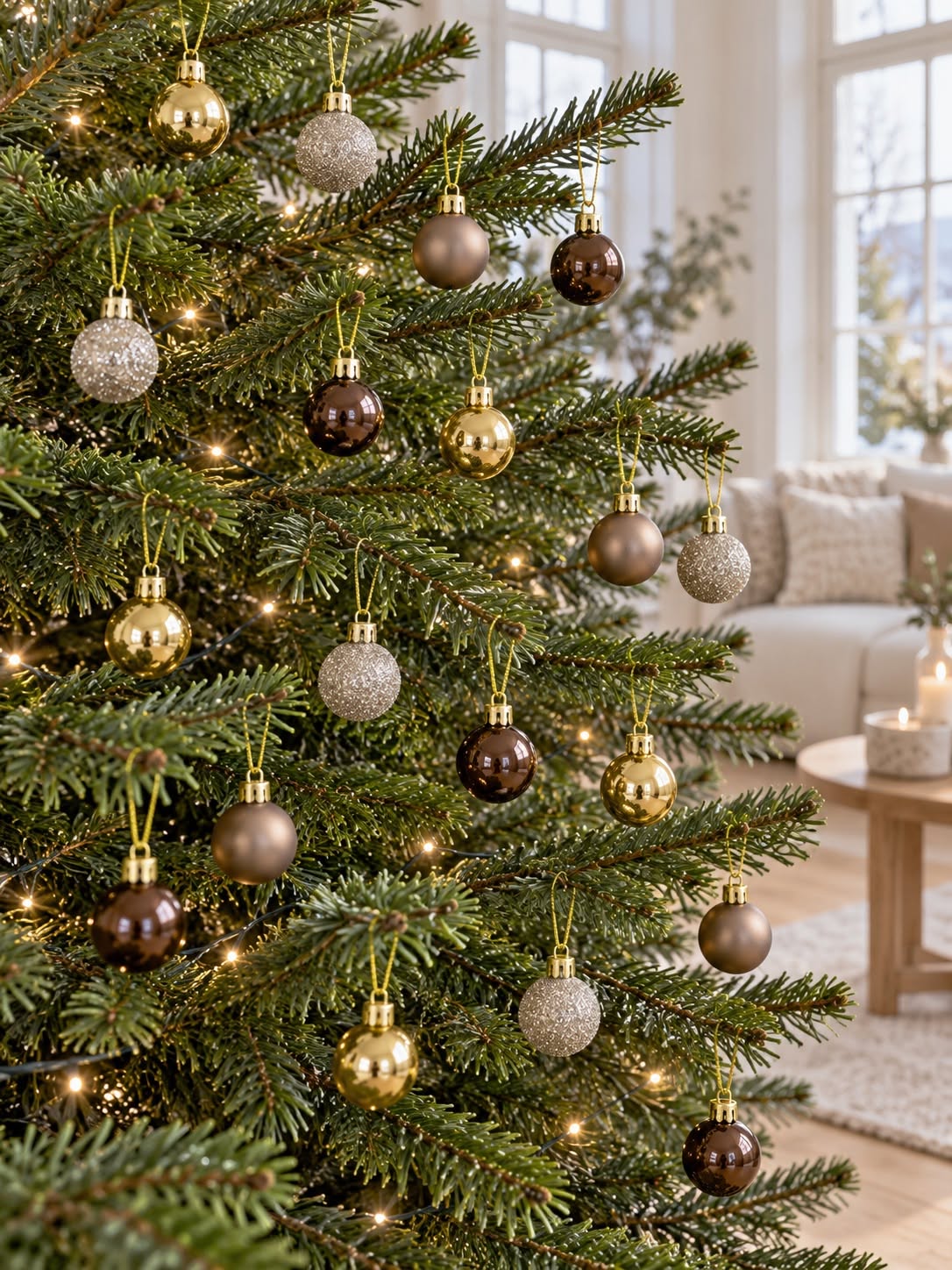Mini-Weihnachtskugeln - 24 Stk