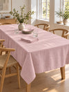 Tischdecke Rosa – Leinenoptik