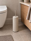 Geriffelte Toilettenbürste - Warmes Grau