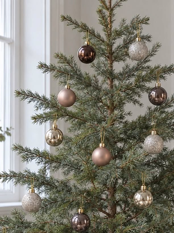 Weihnachtskugeln 20 Stk. – Brauntöne