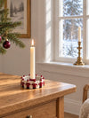 Kerzenständer mit Wichteln - Keramik