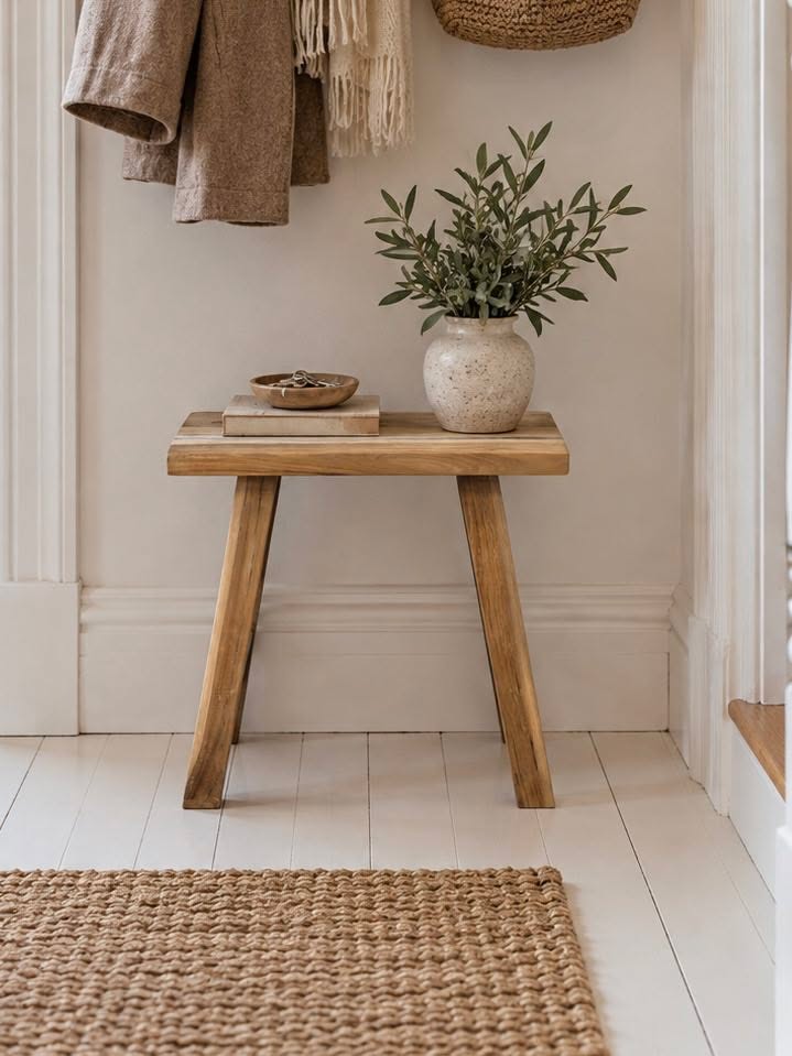 Hocker Teak – natur Teak