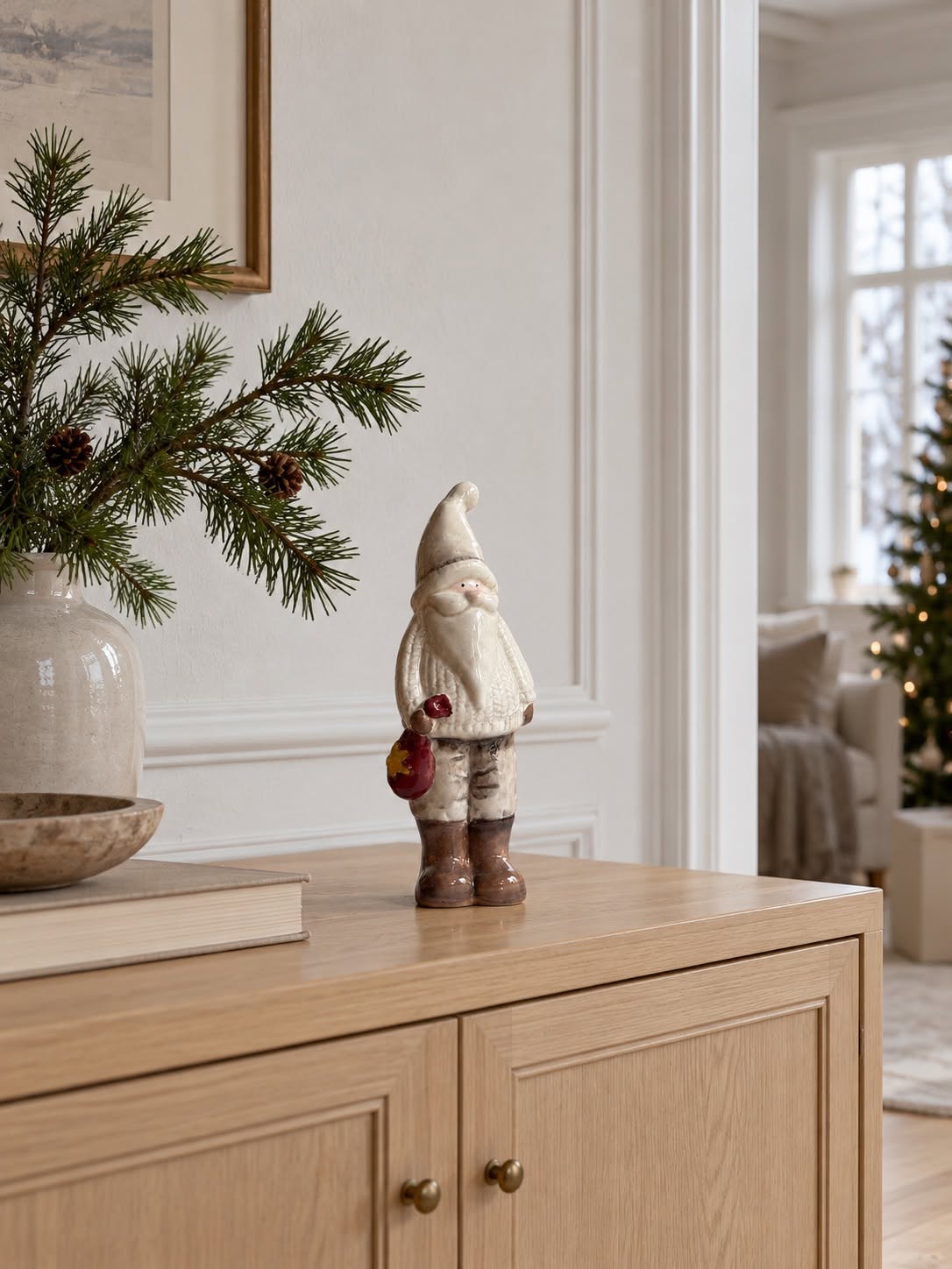 Weihnachtsmann Keramik - Groß