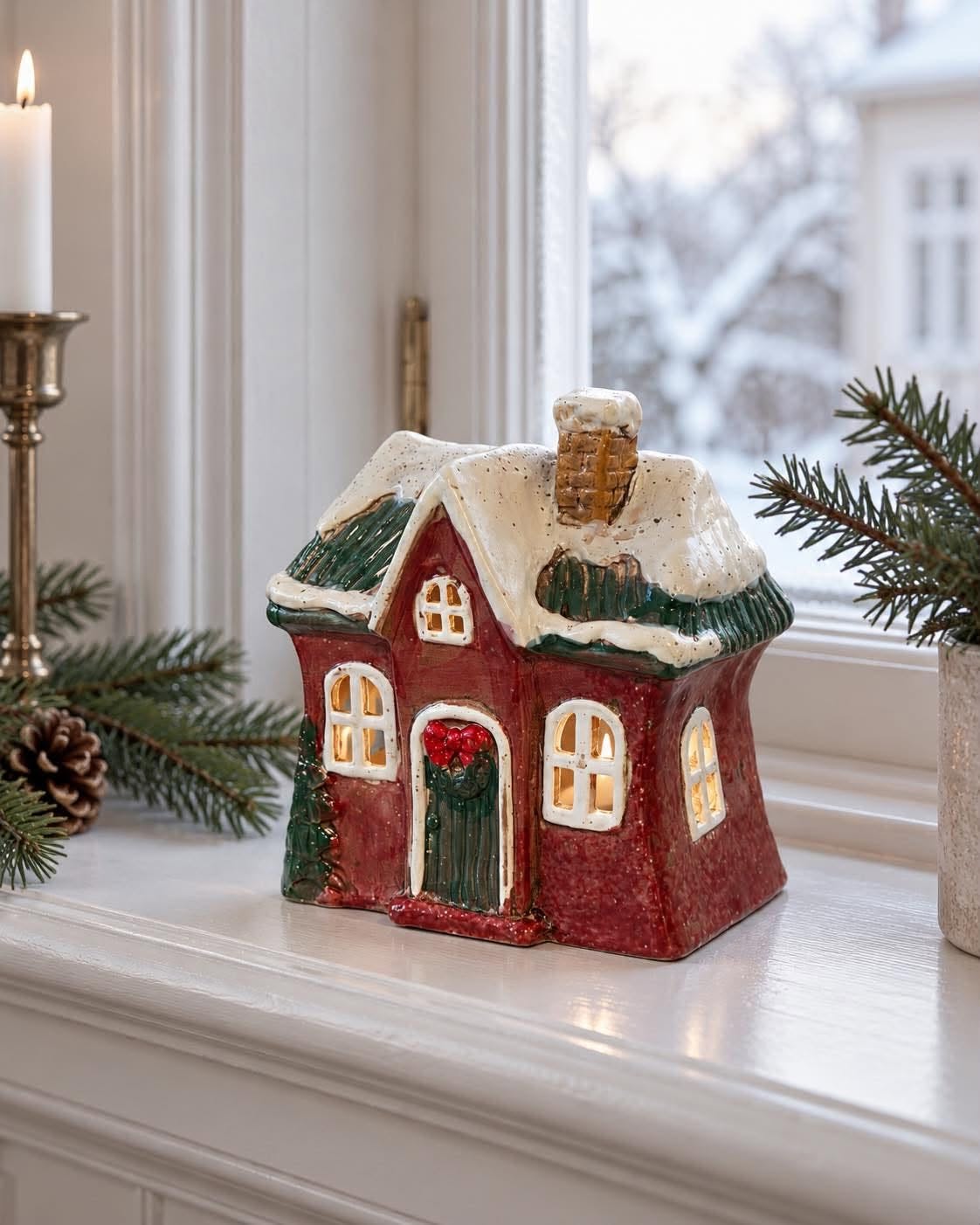 Lichthaus Jul – Keramisches Weihnachtshaus